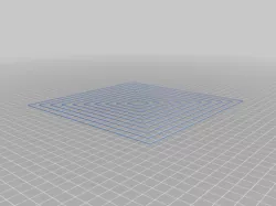 Anycubic I3 Mega Firs Layer Test (210 x 210)