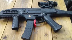 ASG Evo 3 airsoft mag release 