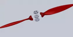 Assembled propeller 1260