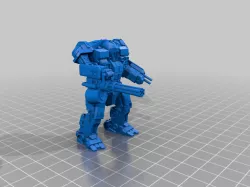 Big Mecha with Big Handgun