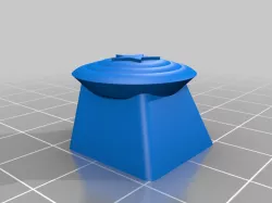 Captain America's Shield: Cherry MX Keycap