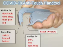 COVID-19 no-touch tool (multi-functional)