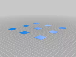 Ender 3/5 Bed Leveling Calibration Squares