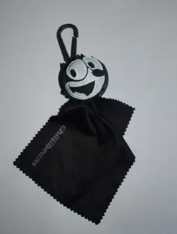 Felix the cat eyeglass cloth holder