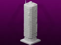 GreebleCity Cyberpunk: Modular Tower II (Season Finale)