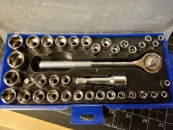 Harbor Freight 40pc Socket Set Insert 62843 (REMIX for sets with larger 9/16" sockets)