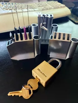 Lock pick holders