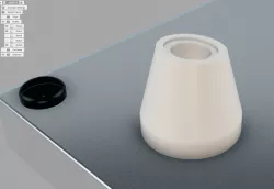 Longer leg for "Vortex Race 3" keyboard