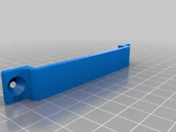 Low Profile Cat 6 Ethernet Wall Mount Strap - Capacity for 12 Cat 6 wires