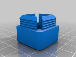 My Customized custom plug/cap for square or rectangular tube