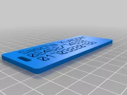 My Customized Customizer Version of luggage label