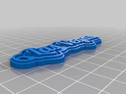 My Customized Multiline Tag or Keychain