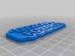 My Customized Multiline Tag or Keychain