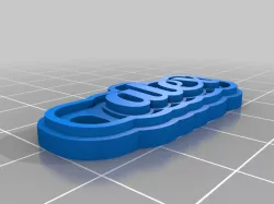 My Customized Multiline Tag or Keychain