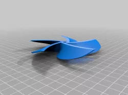 My Customized OpenSCAD Turbine Propeller Generator