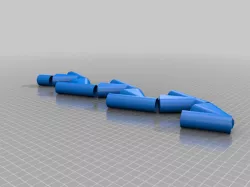 My Customized Parameterized Tesla valve straw