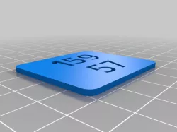My Customized Tof's Custom Stencil - Parametric