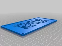 My Customized Two Line Customised Railway Signs