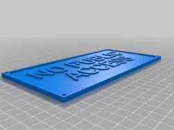 My Customized Two Line Customised Railway Signs
