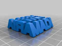 My Customized Two Word Sculpture