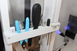 On door tool holder for Comgrow Creality Ender 3