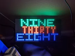 Parametric LED Matrix Light Diffuser and Wall Mounts