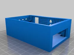 Rapsberry pi4 case with 4.3inch waweshare display with button for display
