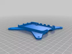 Raspberry Pi 4 case bottom with VESA mount (Remix)