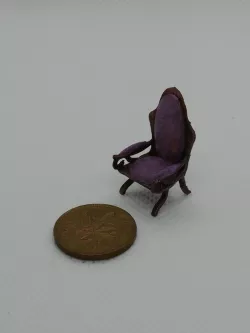Relaxed Quarter Scale Chair (1/4 scale / 28mm)