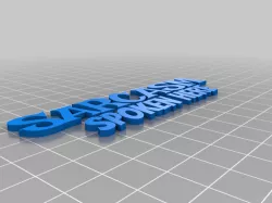 Sarcasm Spoken Here Letter Caps (text)