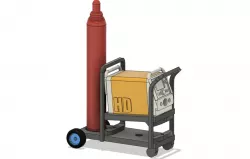 Scale Welder and Cart