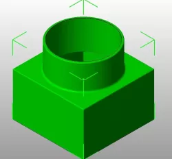 4.5" Square to 4" Round Gutter Adaptor