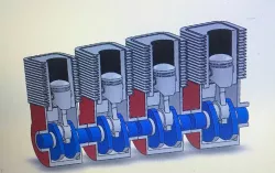 4 stroke piston engine