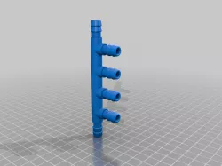 8mm Barbed Pipe 5 Way Splitter