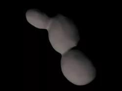 9969 Braille approximate shape scaled one in forty thousand