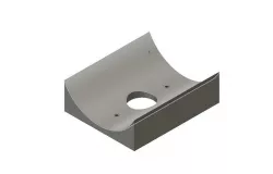 Adapter for attaching electric socket to an outdoor light pole