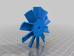 Ametek 116763-13 Vacuum Cleaner Motor Cooling Fan
