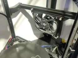 anycubic ultrabase - kossel delta - bedplate fan
