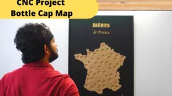 Bottle Cap Map - France
