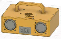 Boxed BT-Speaker, 24V, 1000 mAh Battery