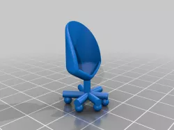 chair with legs (decoration)