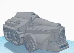 Civilian vehicle for Warhammer 40k - SciFi Car