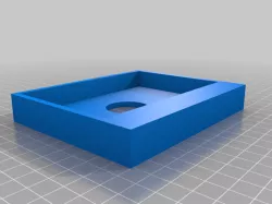 Curved Lithophane light base