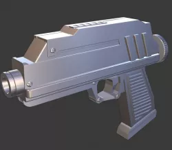 DC-17 Blaster Pistol - For 1/12 Scale Star Wars Figures