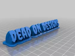 Dead On Designs Creepster font