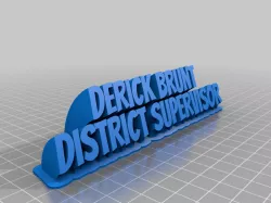 Derick Nameplate