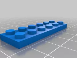Flat Lego 2x6