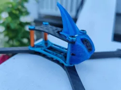 Floss 3.0 Lite micro cam cage and crash flip fin (turtle fin)
