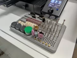 Hand drill bit organizer