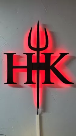 Hells Kitchen Logo - LED Back-lit